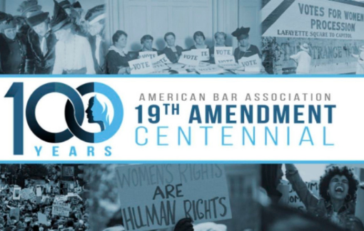 ABA 19th Amendment Centennial graphic